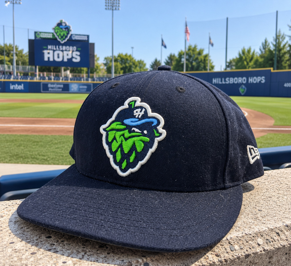 Hillsboro Hops New Era 59FIFTY Fitted Hat 7 5/8 MiLB Arizona Diamondbacks USA